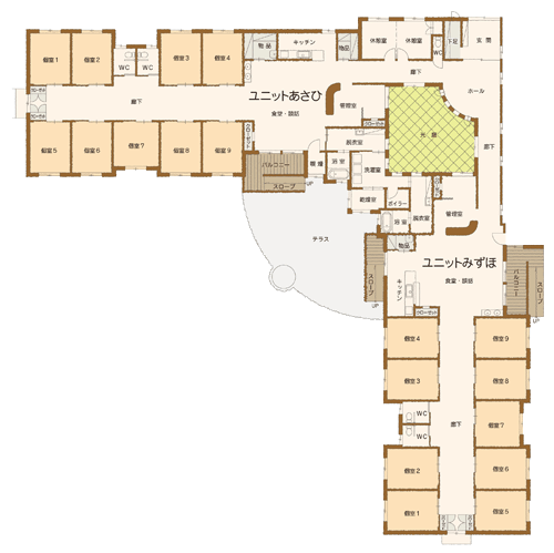 2階グループホーム平面図